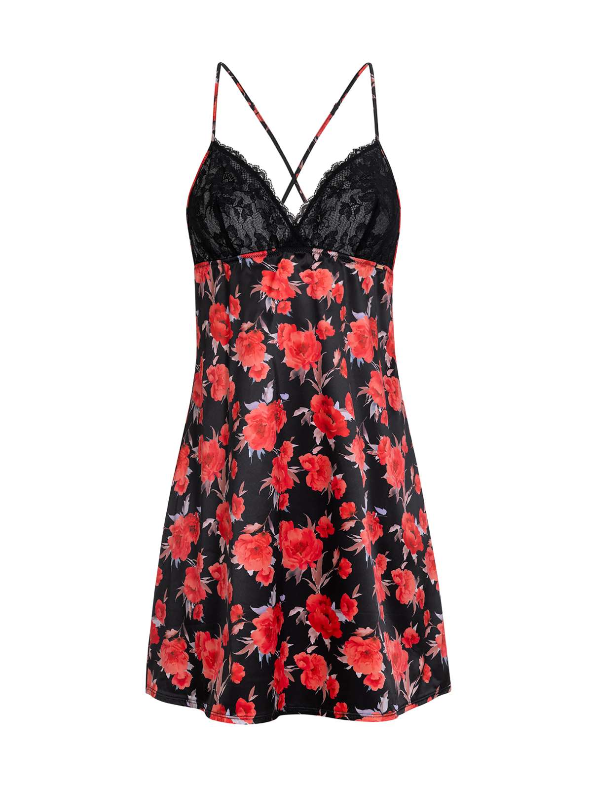 Anahi Floral Non Padded Dress