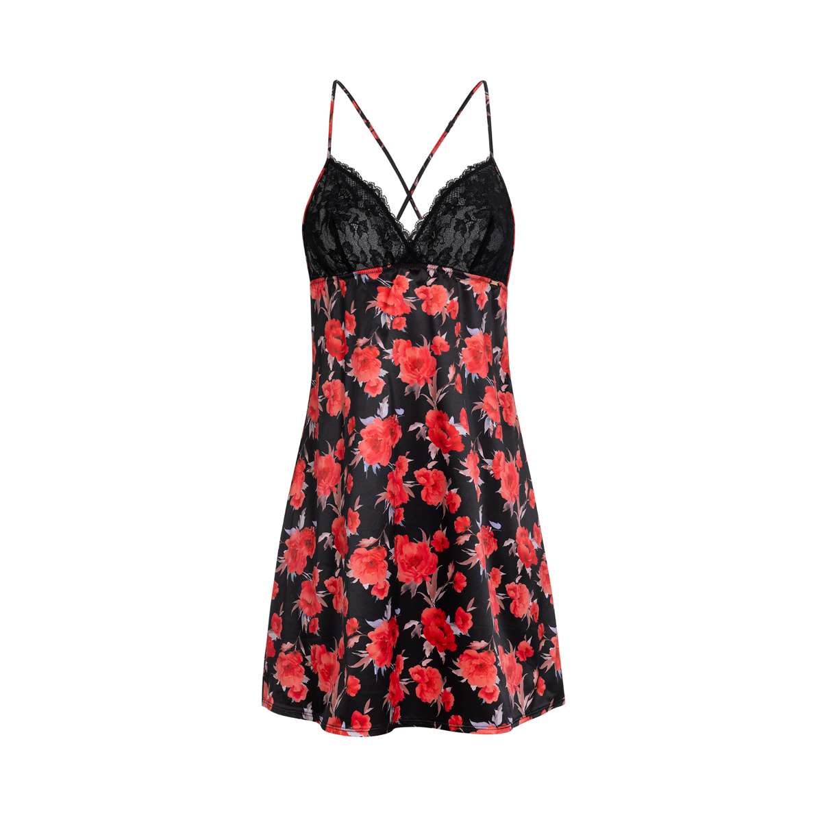 Anahi Floral Non Padded Dress