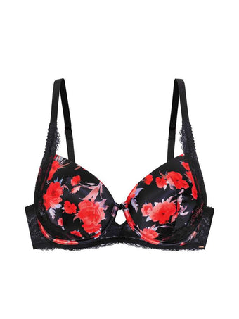 Soutien-gorge demi à fleurs Anahi