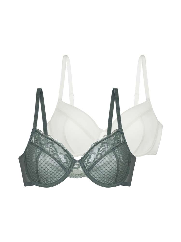 2 PACK ARISTA FULL COVERAGE BRA