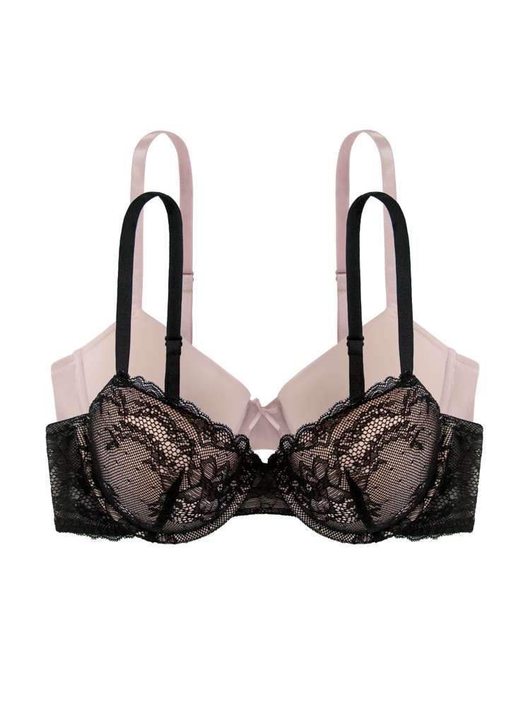 2 PACK CHLOE DEMI BRA