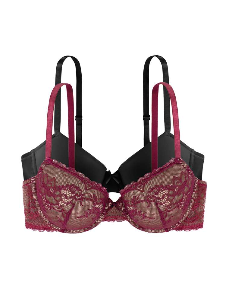 2 PACK CHLOE DEMI BRA