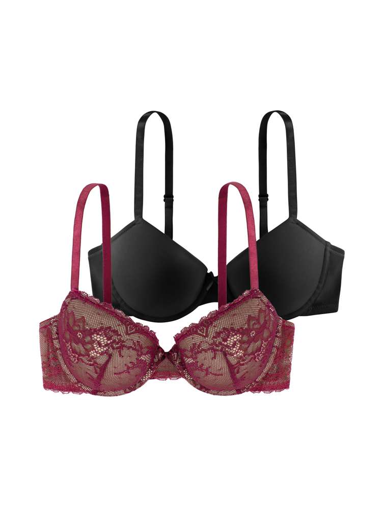 2 PACK CHLOE DEMI BRA