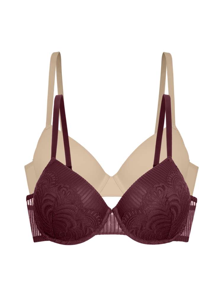 2 PACK EMERSYN DEMI BRA