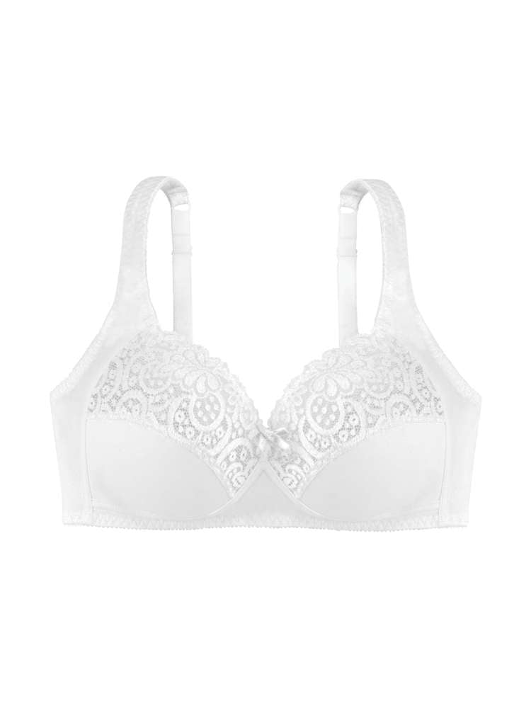 GEORGINA NON PADDED BRALETTE WHITE