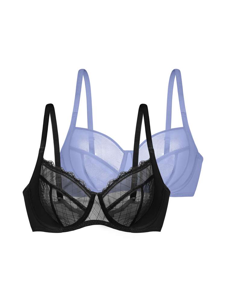 2 PACK IMANI FULL COVERAGE BRA