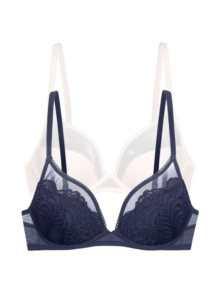 2 PACK LINCOLN PLUNGE BRA