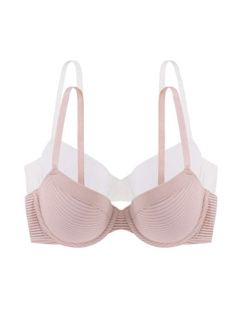 Lot de 2 soutiens-gorge demi Louise