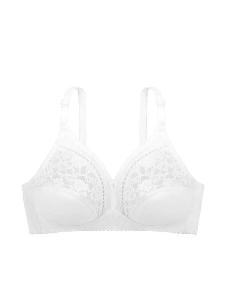 MADELINE NON PADDED BRALETTE WHITE