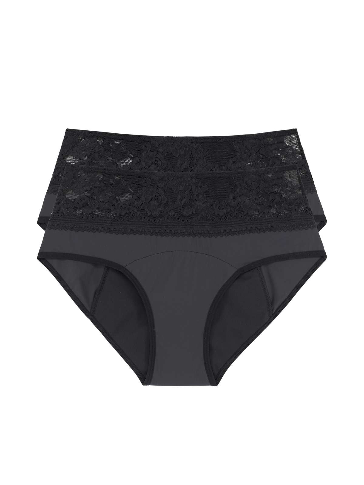 Period Panties Lace 2pp Midi Brief