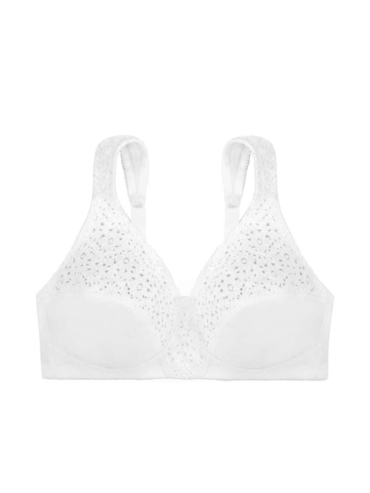 YVONNE NON PADDED BRALETTE WHITE