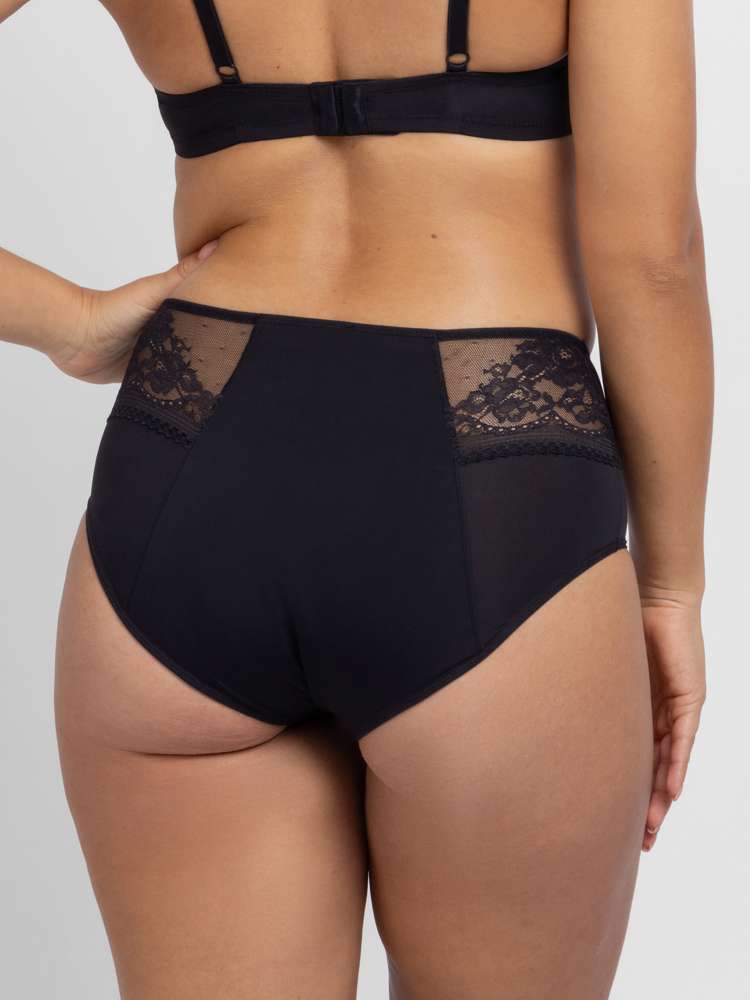 2 PACK PERIOD PANTIES LACE MIDI BRIEF