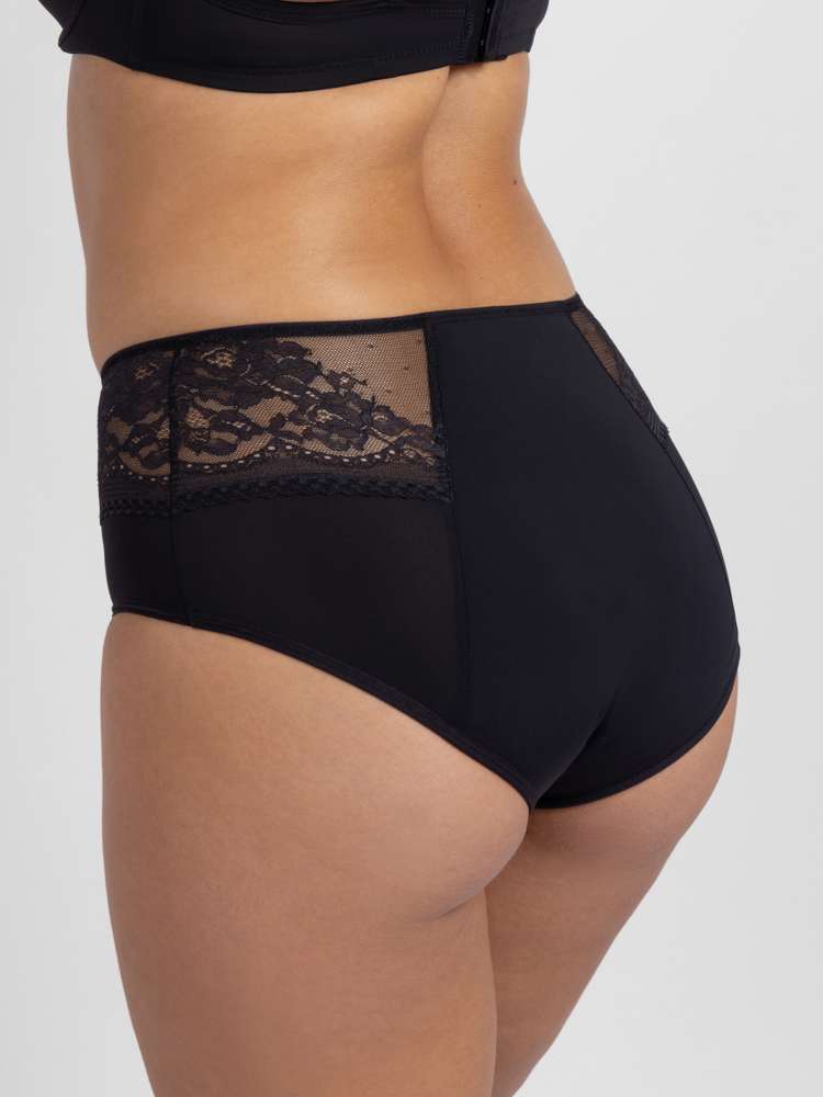 2 PACK PERIOD PANTIES LACE MIDI BRIEF