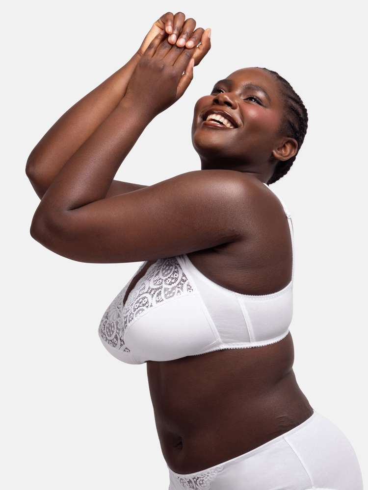 GEORGINA NON PADDED BRALETTE WHITE