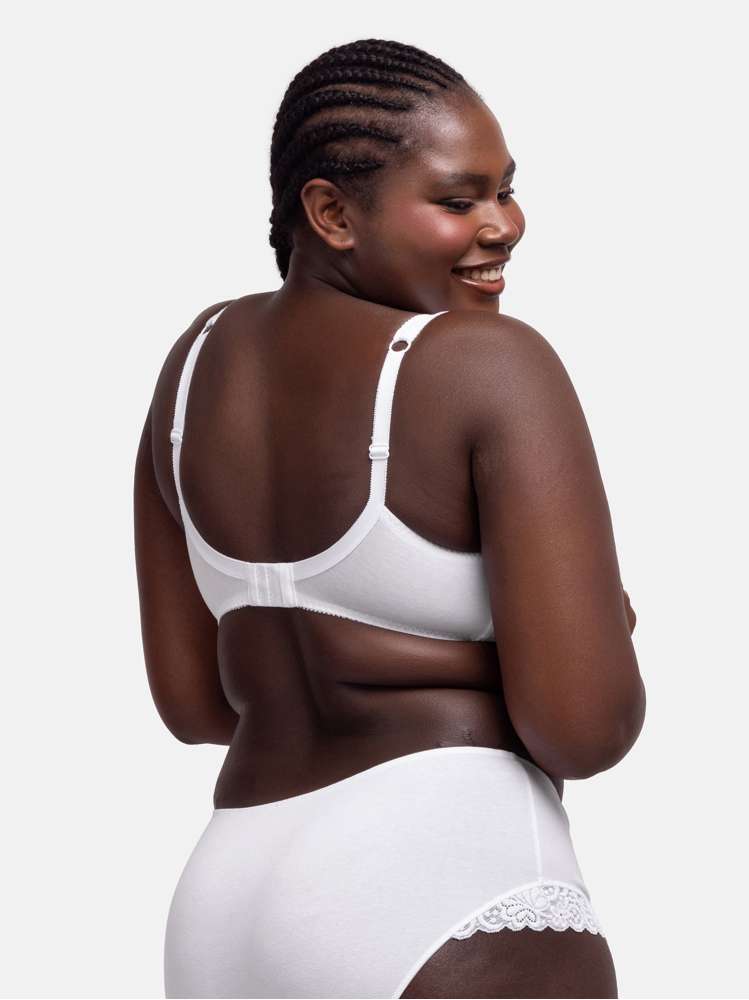 GEORGINA NON PADDED BRALETTE WHITE