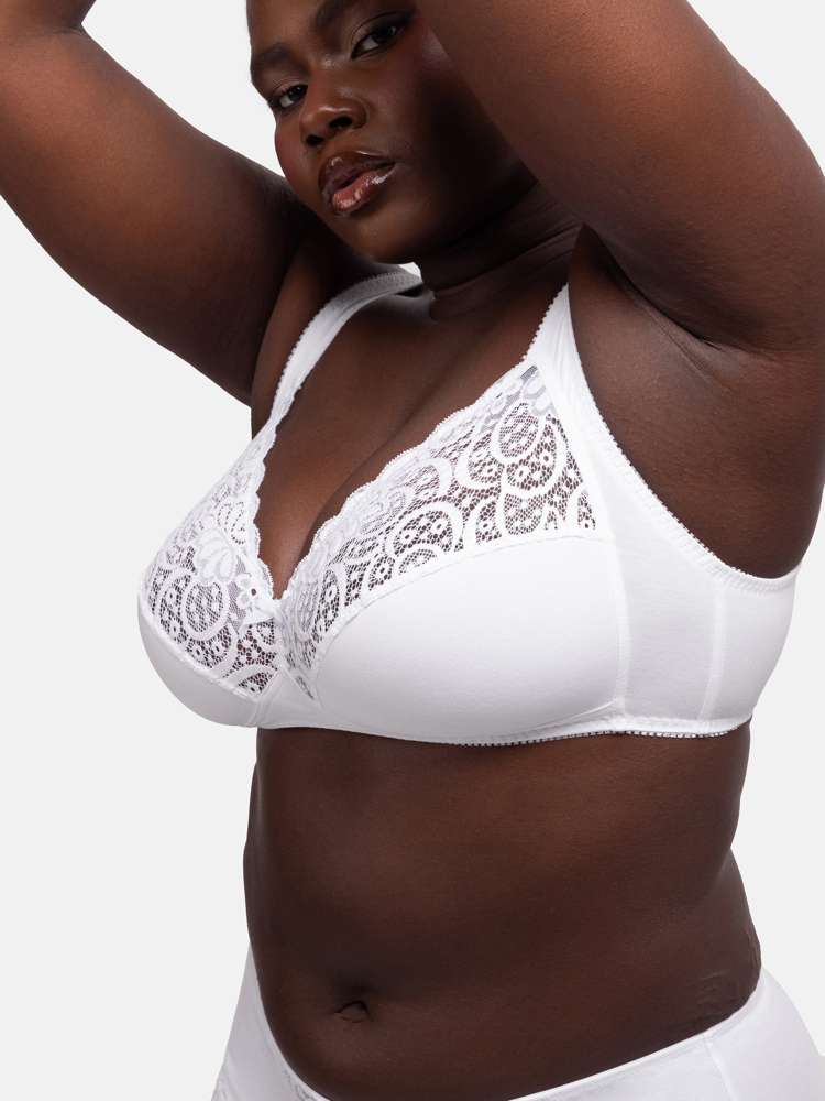 GEORGINA NON PADDED BRALETTE WHITE