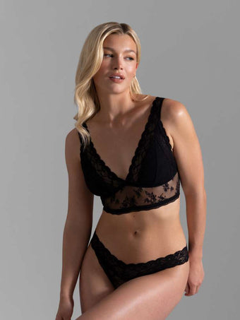 Lace Bralette with Removable Pads - 2 Pack