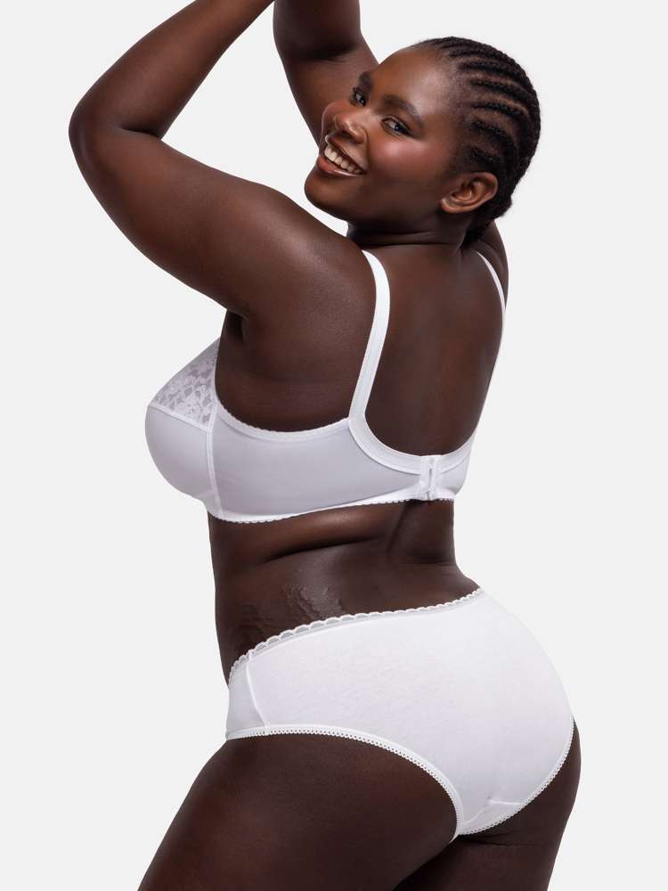 MADELINE NON PADDED BRALETTE WHITE
