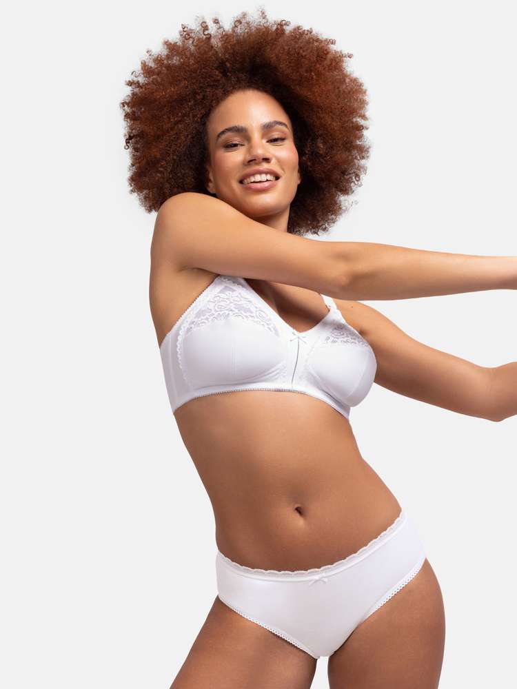 MONICA NON PADDED BRALETTE WHITE
