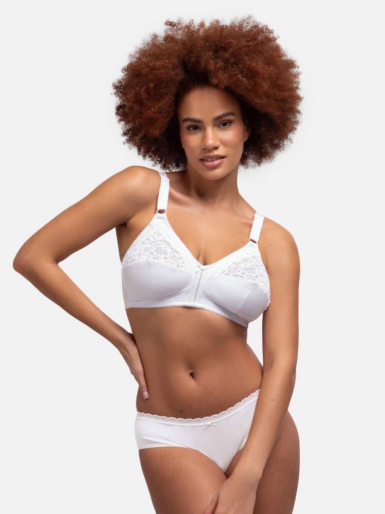 MONICA NON PADDED BRALETTE WHITE