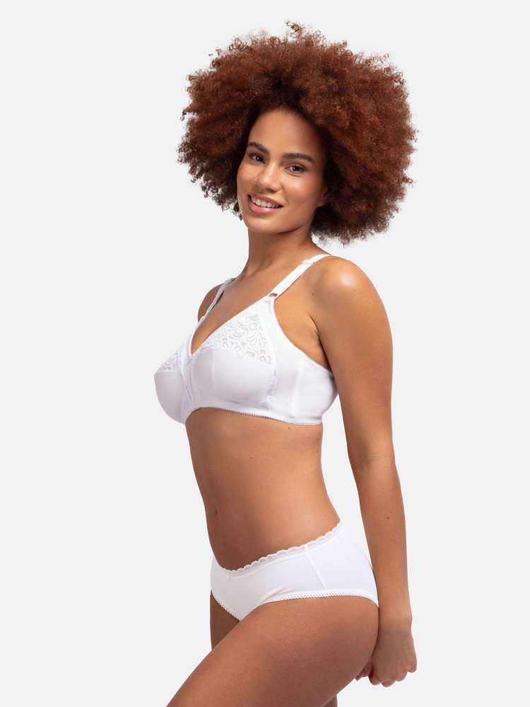 MONICA NON PADDED BRALETTE WHITE