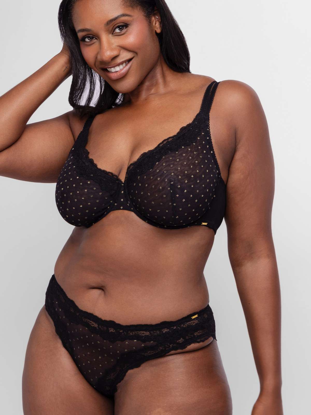 Origins Shimmer Dot Mesh Brief