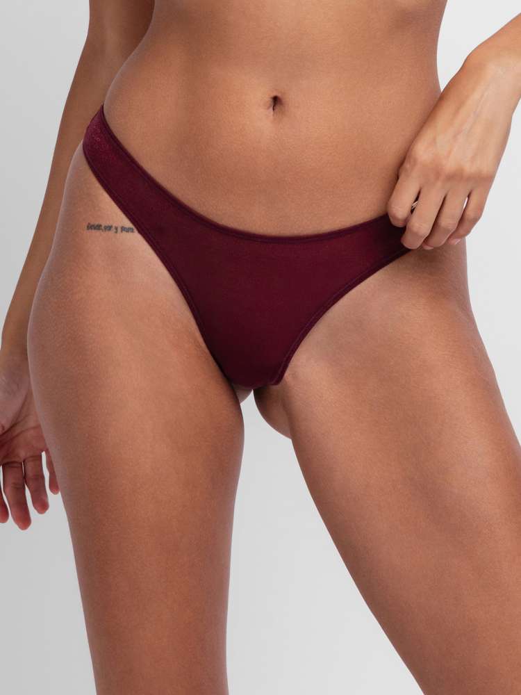 ORIGINS SHIMMER MESH THONG
