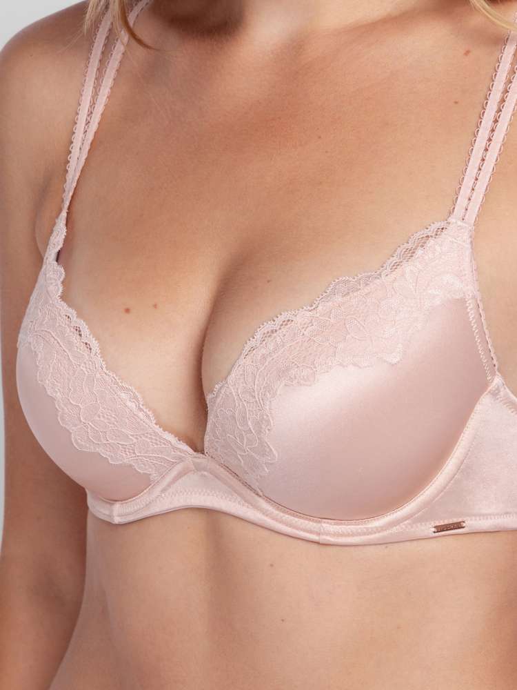 ORIGINS SHINY MICRO PUSH UP PLUNGE BRA