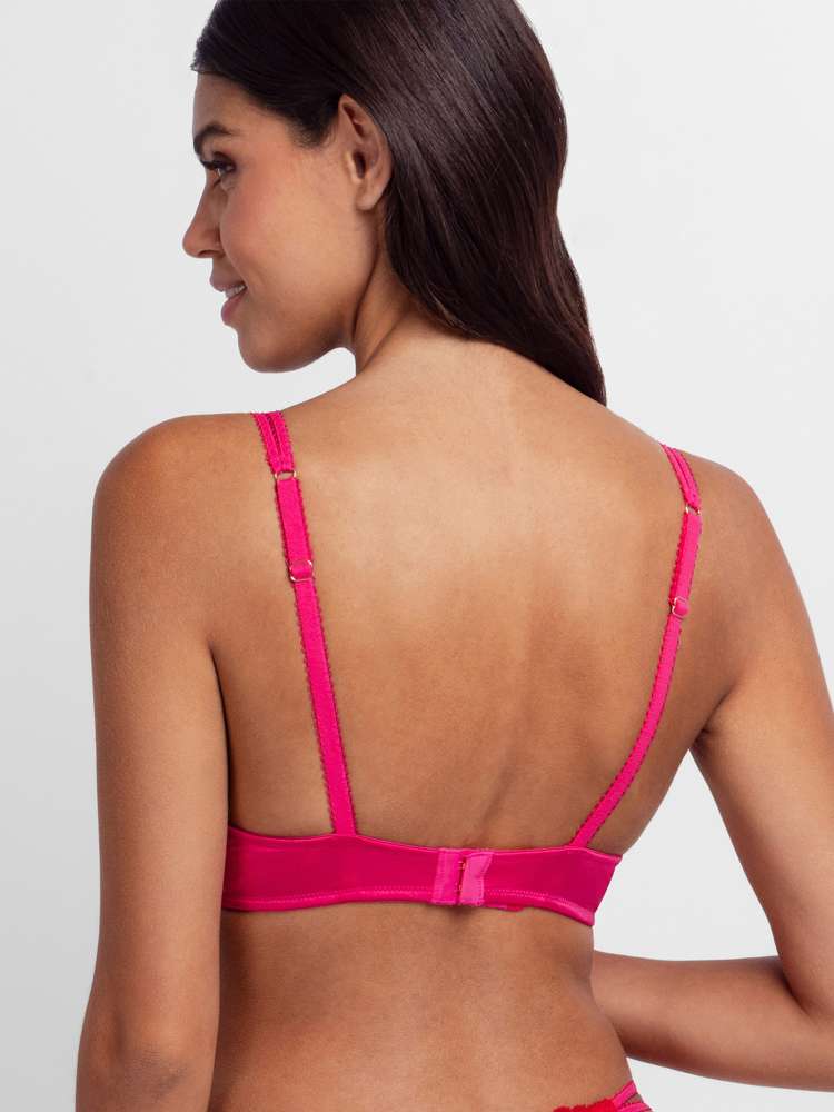 ORIGINS SHINY MICRO PUSH UP PLUNGE BRA