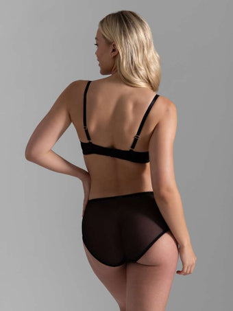 Lace Padded Plunge Bra