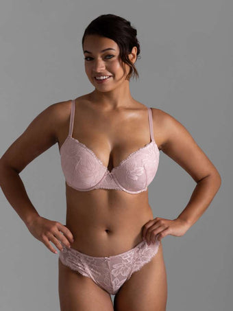 Lace Padded Demi Bra
