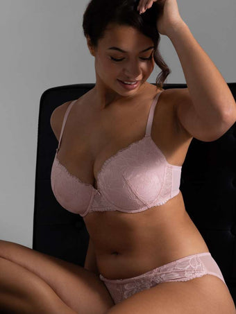 Lace Padded Demi Bra