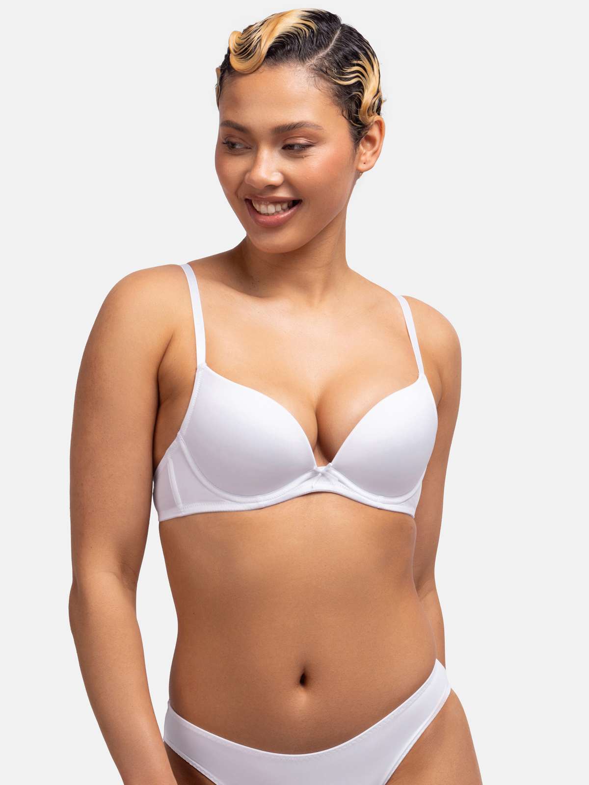 Sonia 2pp Padded Push Up Plunge Bra
