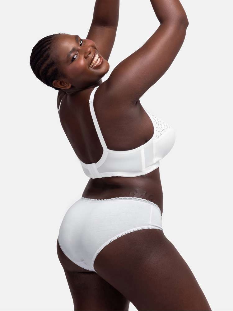YVONNE NON PADDED BRALETTE WHITE