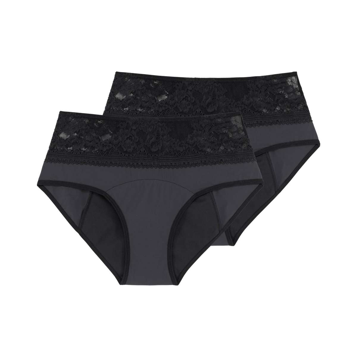 Period Panties Lace 2pp Midi Brief