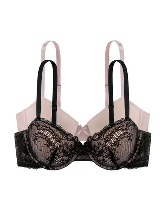 2 PACK CHLOE DEMI BRA