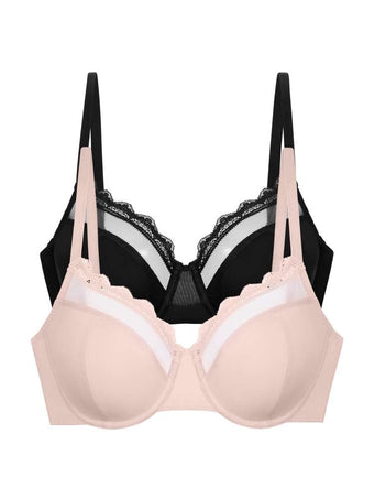 2 PACK JANA FULL COVERAGE BRA