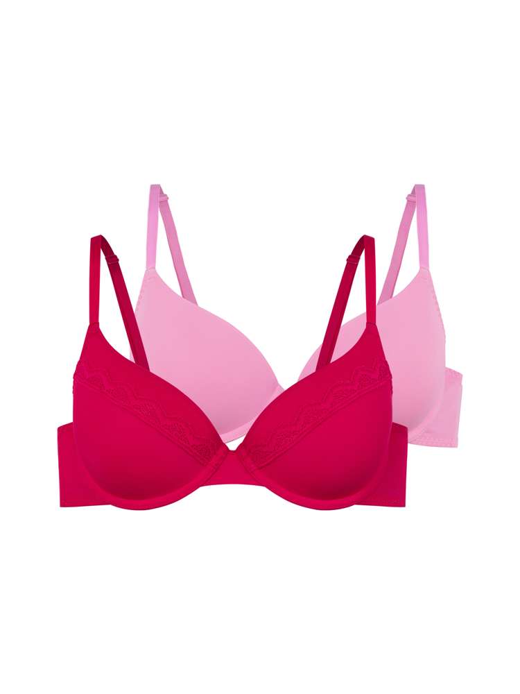 Padded Demi Bra - 2 Pack