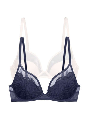 2 PACK LINCOLN PLUNGE BRA