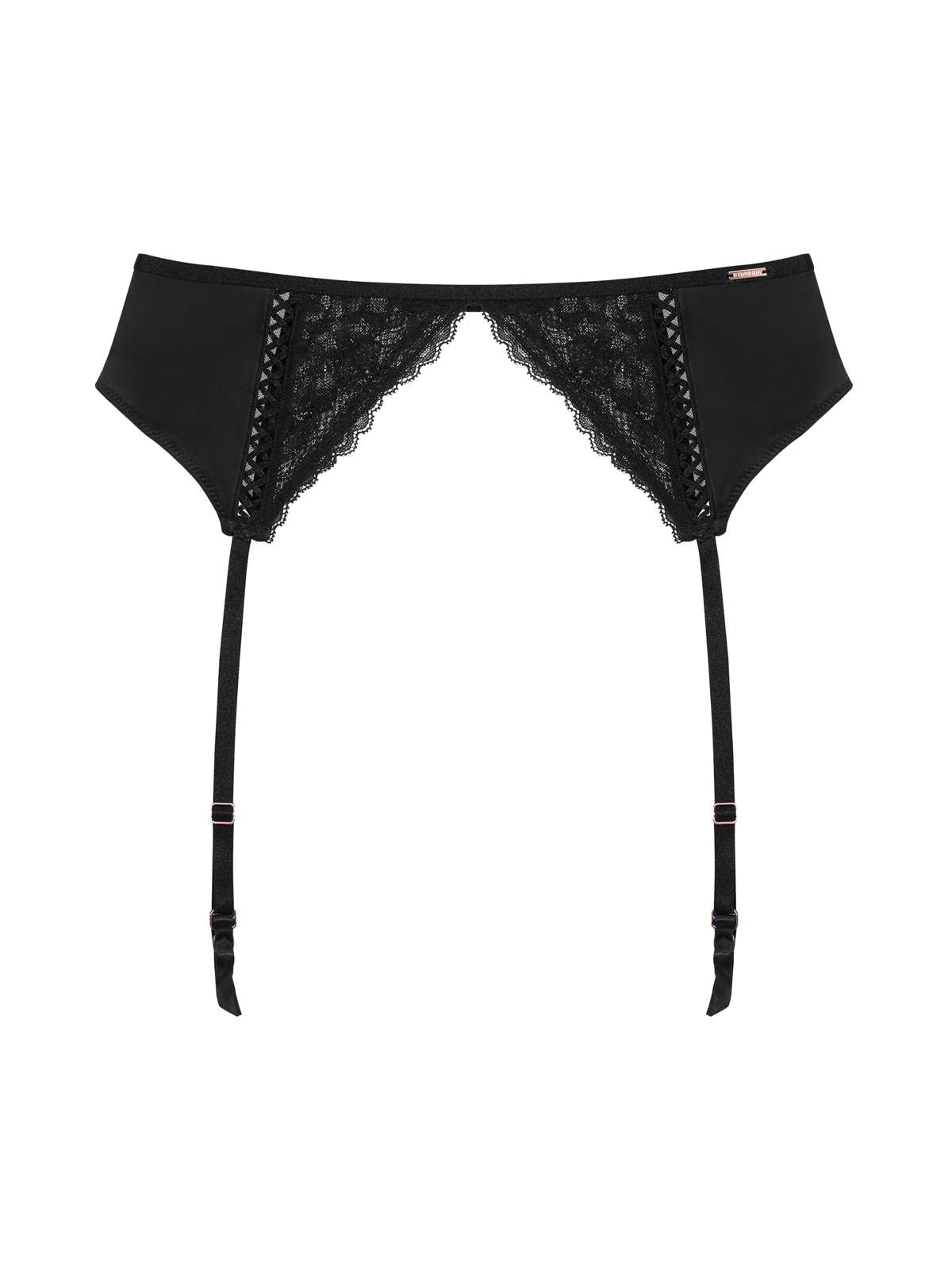 Lyra Satin Suspender Belt