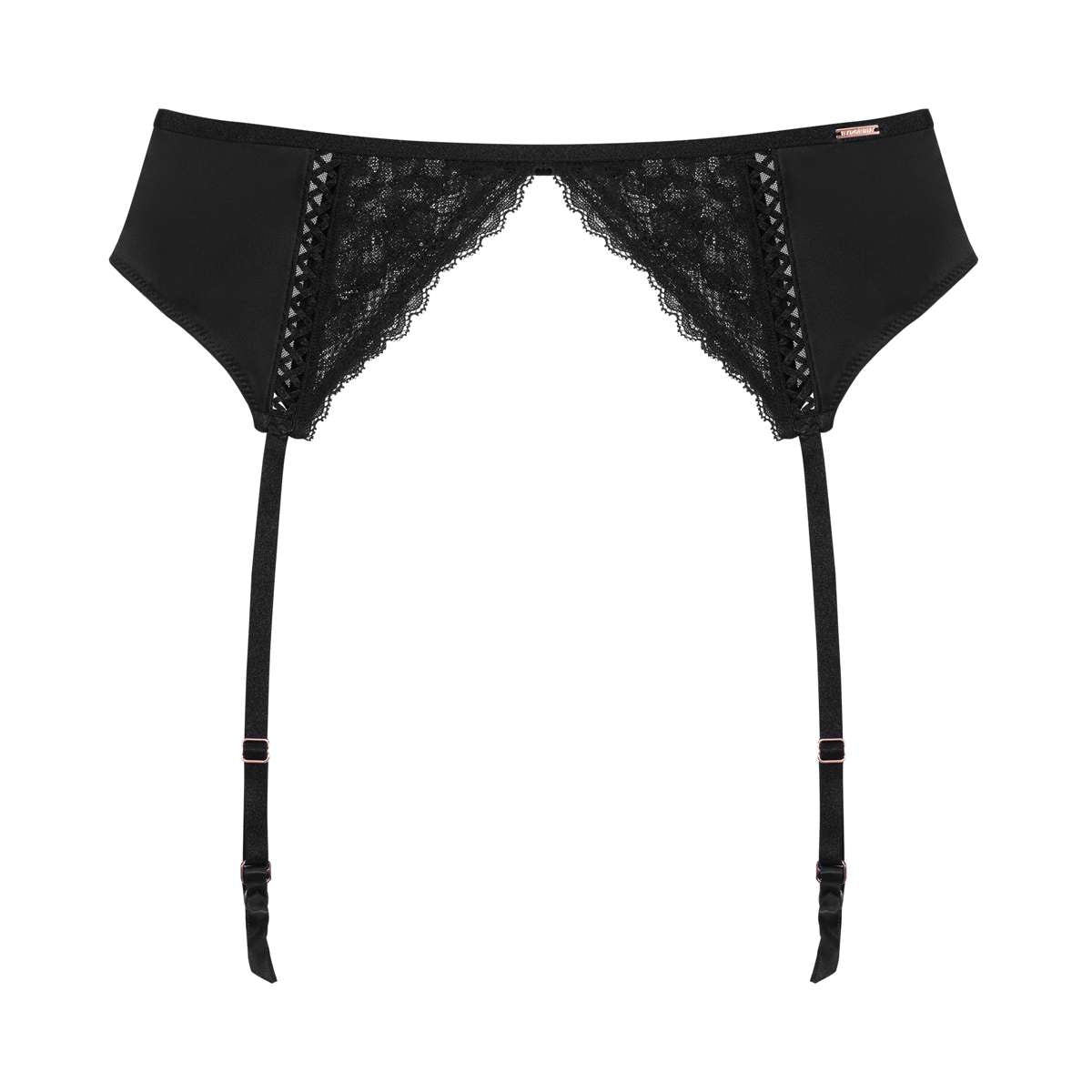 Lyra Satin Suspender Belt