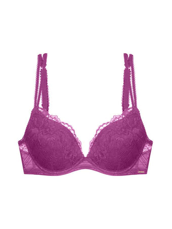 Lace Push Up Plunge Bra
