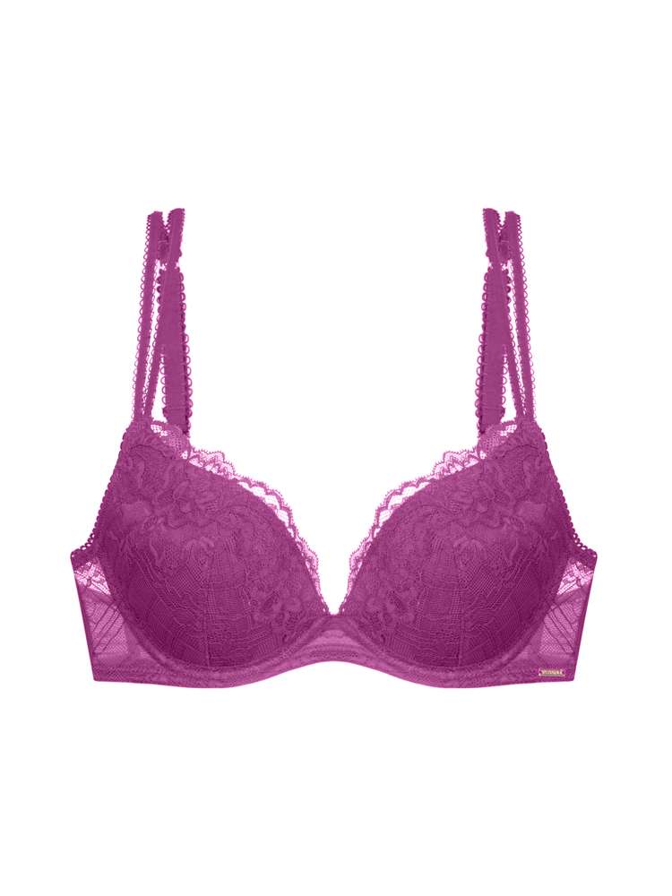 Lace Push Up Plunge Bra