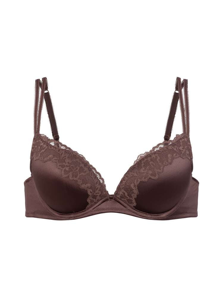 Microfiber Push Up Plunge Bra
