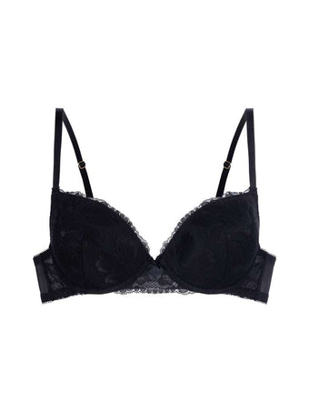 Lace Padded Plunge Bra