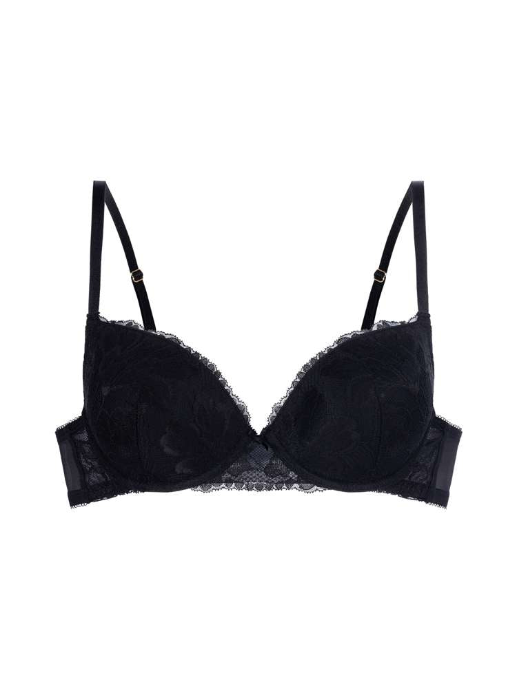 Lace Padded Plunge Bra