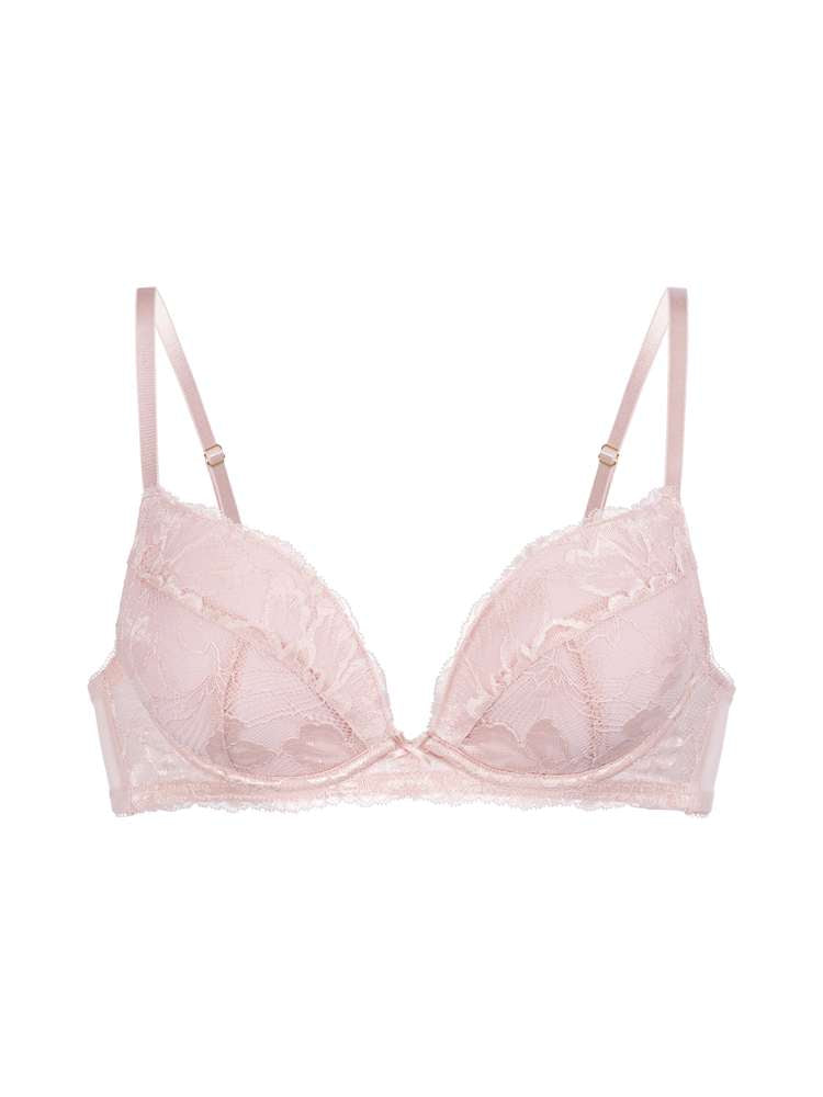 Lace Padded Plunge Bra