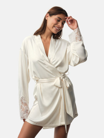 LYRA SATIN KIMONO