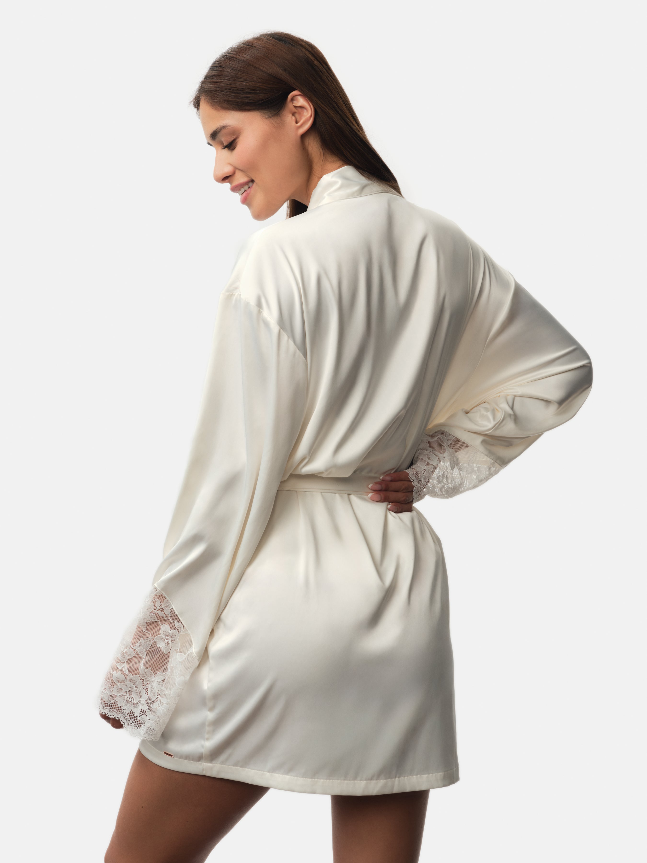 LYRA SATIN KIMONO