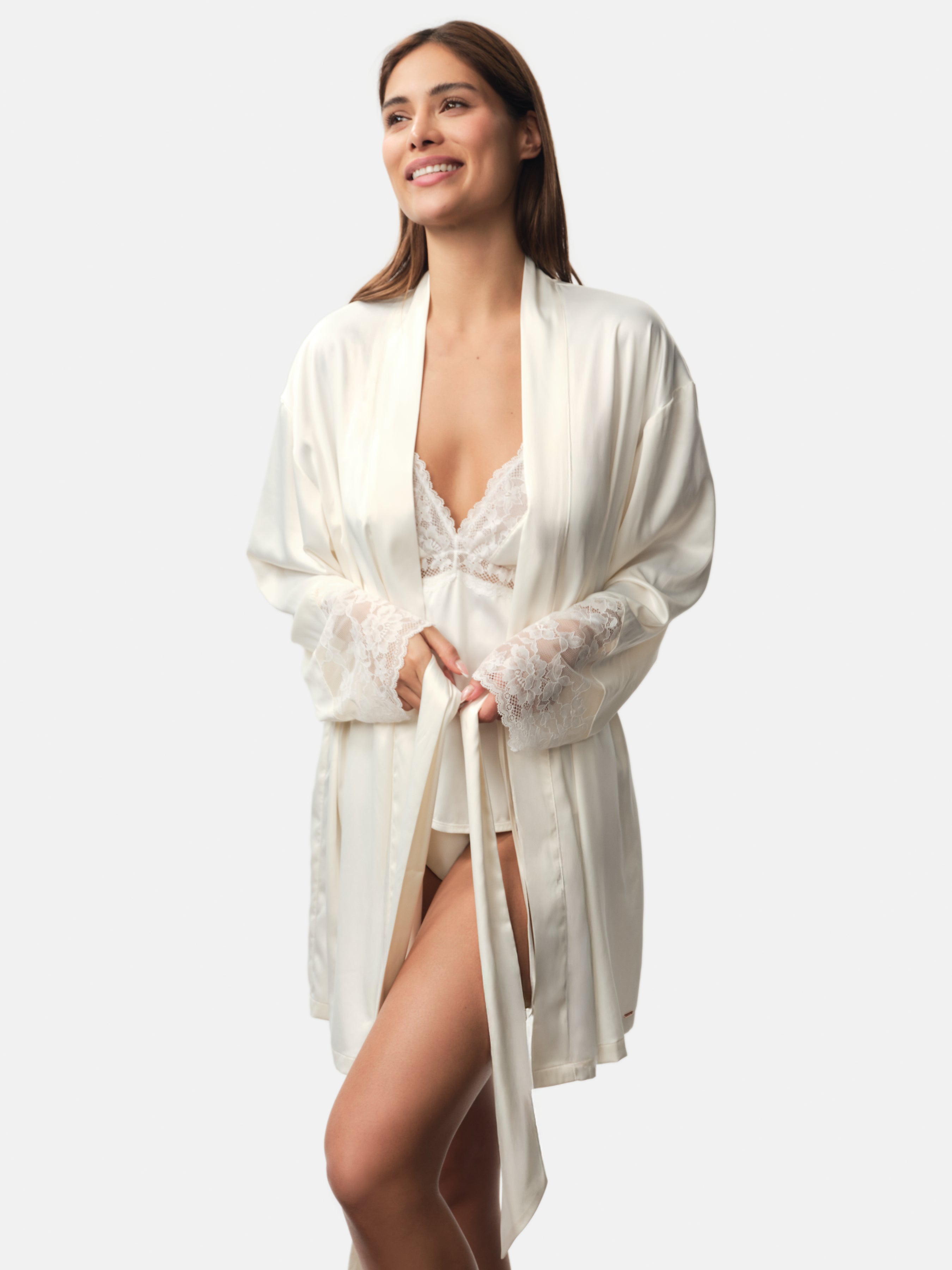 LYRA SATIN KIMONO
